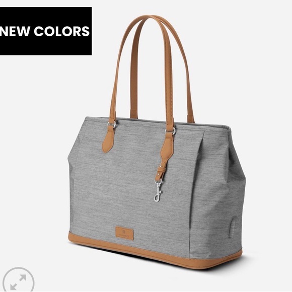 Siena Gray Tote Bag for Women - Picture 2 of 6